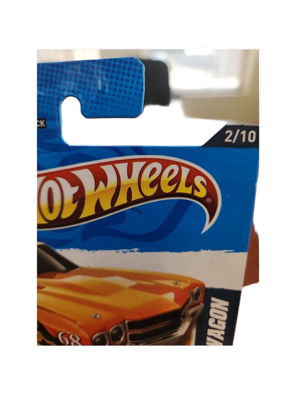 Hot Wheels 1970 Chevelle SS Wagon Orange Fire Chief 1/64 - Picture 3 of 7